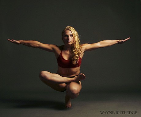 World Cup skier Libby Ludlow is teaching a class at the Island’s Yoga Bliss.