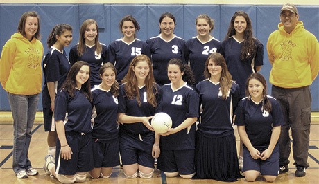 NYHS girls volleyball team: Coach Liz Ebersole