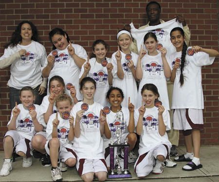 The Mercer Island girls fifth-grade basketball team won the Puget Sound Travel League division title after beating Inglemoor in the championship game.