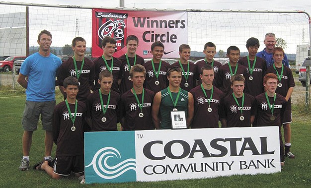 The Mercer Island United boys U16 team won the Snohomish Big Foot tournament in mid-August.