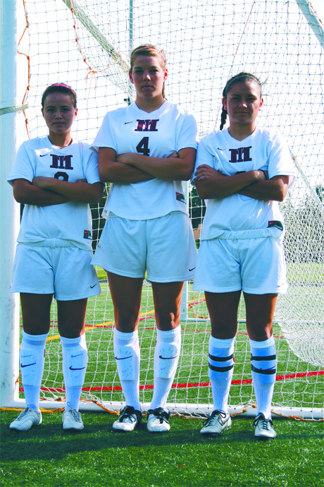 Mercer Island High School soccer captains Mary Hill