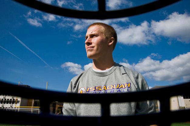 ssaquah senior Blake Miller at Issaquah High School on September 19