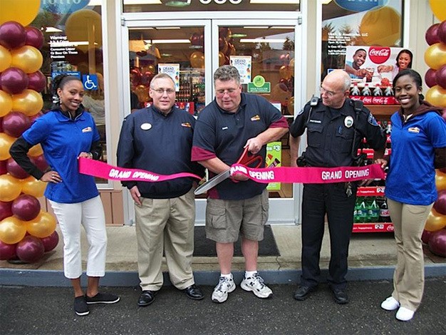 The Mercer Island Chevron ExtraMile convenience store recently celebrated its grand opening. Seen here