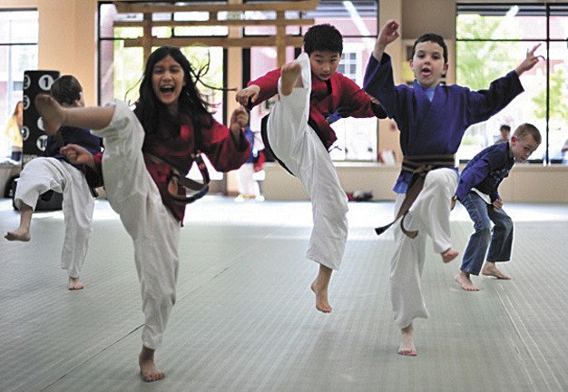 Students at Mercer Island Martial Arts participate in a variety of classes and programs