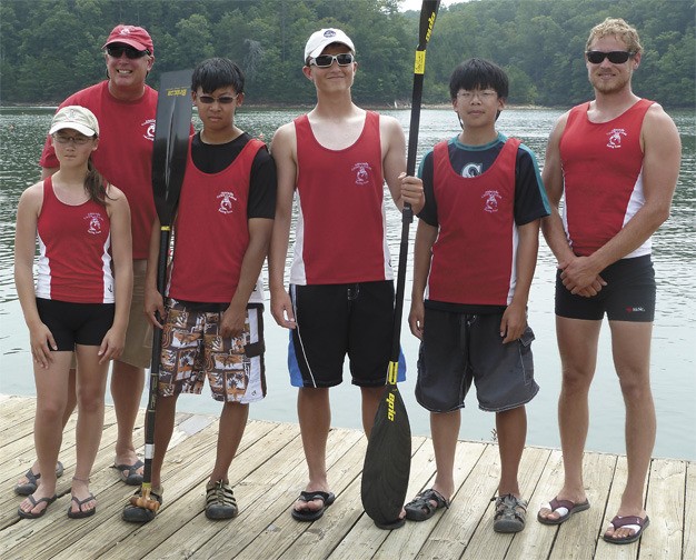 Members of the Cascade Canoe and Kayak team recently competed in the U.S. Sprint National Championships in Gainesville