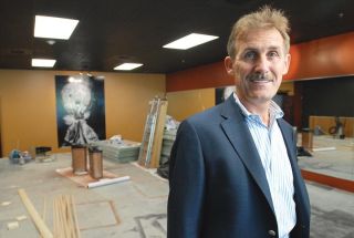 Chad Coleman/Mercer Island Reporter Karate West owner Randy Holeman stands in the new dojo under construction on the South end. Holeman has been involved in karate as an enthusiast and as a vocation for 36 years. The new site will open on Aug. 4