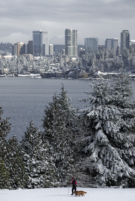 Reporter photos during 2009 capture Mercer Island in all seasons and celebrations. Winter merged with spring with record-breaking snowfall in March