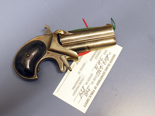 This antique pistol was stolen from an Island home in 1968. It was recovered earlier this month from a pawn shop in Tennessee after it was tracked to the crime through a national database.