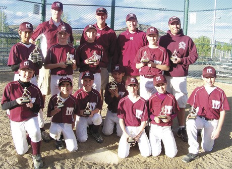 The Mercer Island Thunder 11U baseball team recently took second at a tournament in Yakima. The team includes: back row coaches Dane Christofferson