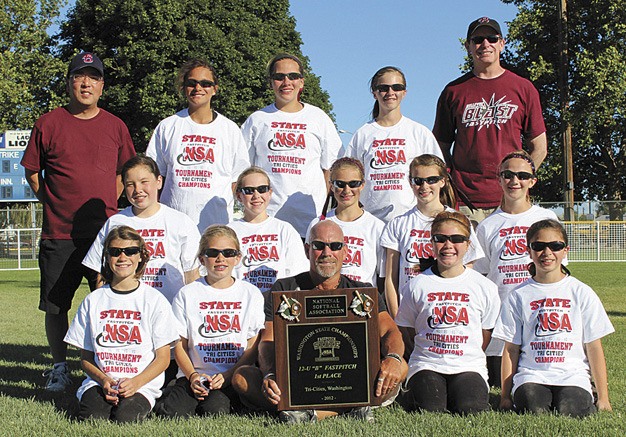 Islanders Jessica Ramseyer and Olivia Kane helped the Bellevue Blast 12U team win the state tournament in Pasco in early July.