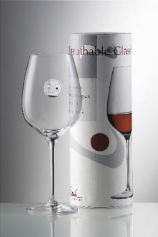 A wine glass that ‘breathes’ makes a good gift.