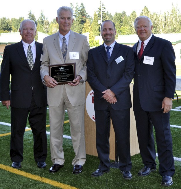 During the 2011 Wall of Honor induction ceremony