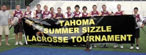 The Mercer Island boys lacrosse team recently won the 2010 Tahoma Summer Sizzle tournament.