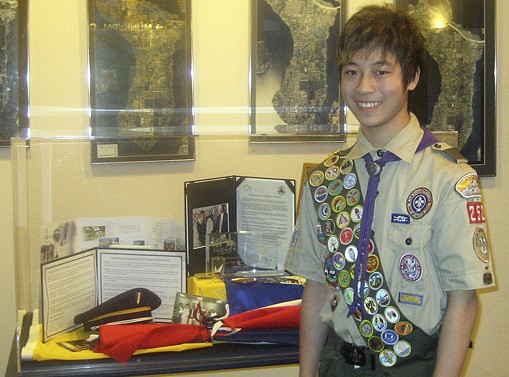 Taylan Yuasa recently became an Eagle Scout.