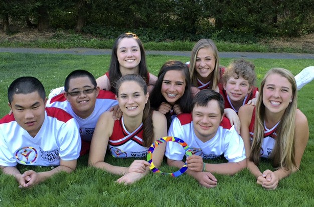 Pacific Northwest Unified Cheer team members (bottom row