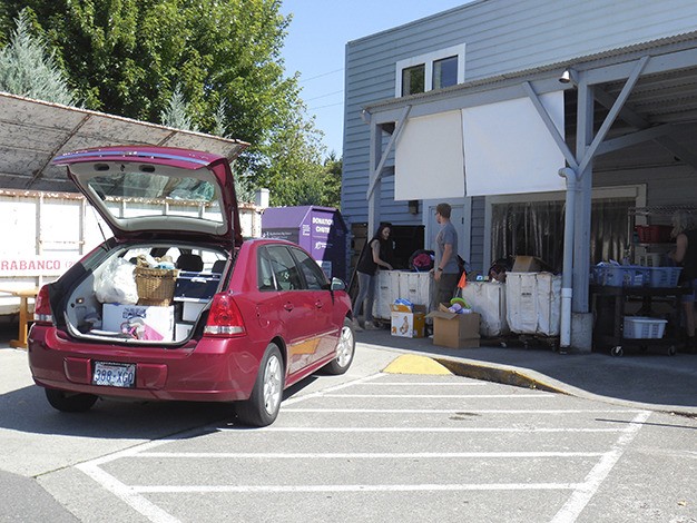 Thrift store employee