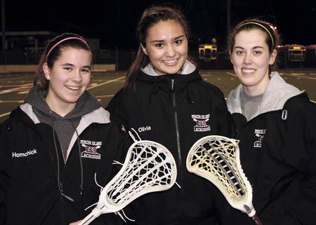 Mercer Island girls lacrosse captains