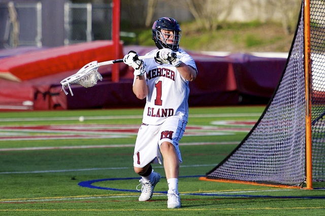 Mercer Island goalkeeper Ezra Tillinger looks to pass during the Islanders’ annual East Coast trip