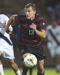 Jordan Morris is one of five athletes nominated for the 2016 Best Male College Athlete ESPY Award (Photo courtesy of Jim Shorin/StanfordPhoto.com).