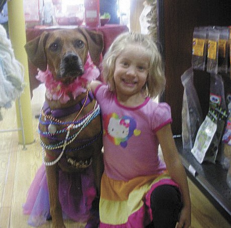 Tori and Aliyah pose for a picture last weekend at All the Best Pets’ Howl-O-Ween party. Don’t forget to enter the Mercer Island Reporter Island Spookfest Contest and show off your Halloween creativity for cash prizes.