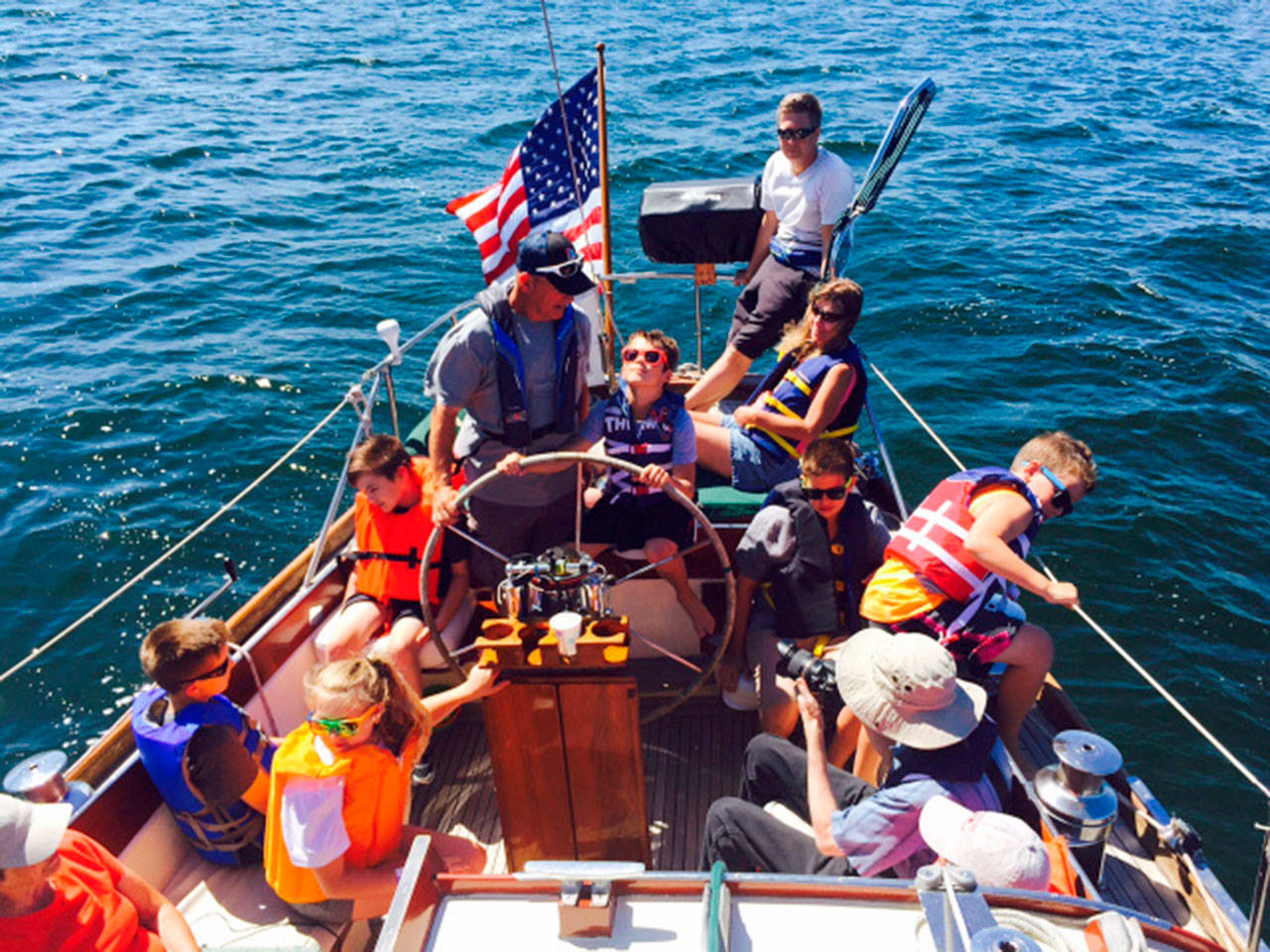 Gratitude Sailing takes a group of autistic children on a boat ride. Photo courtesy of Gratitude Sailing