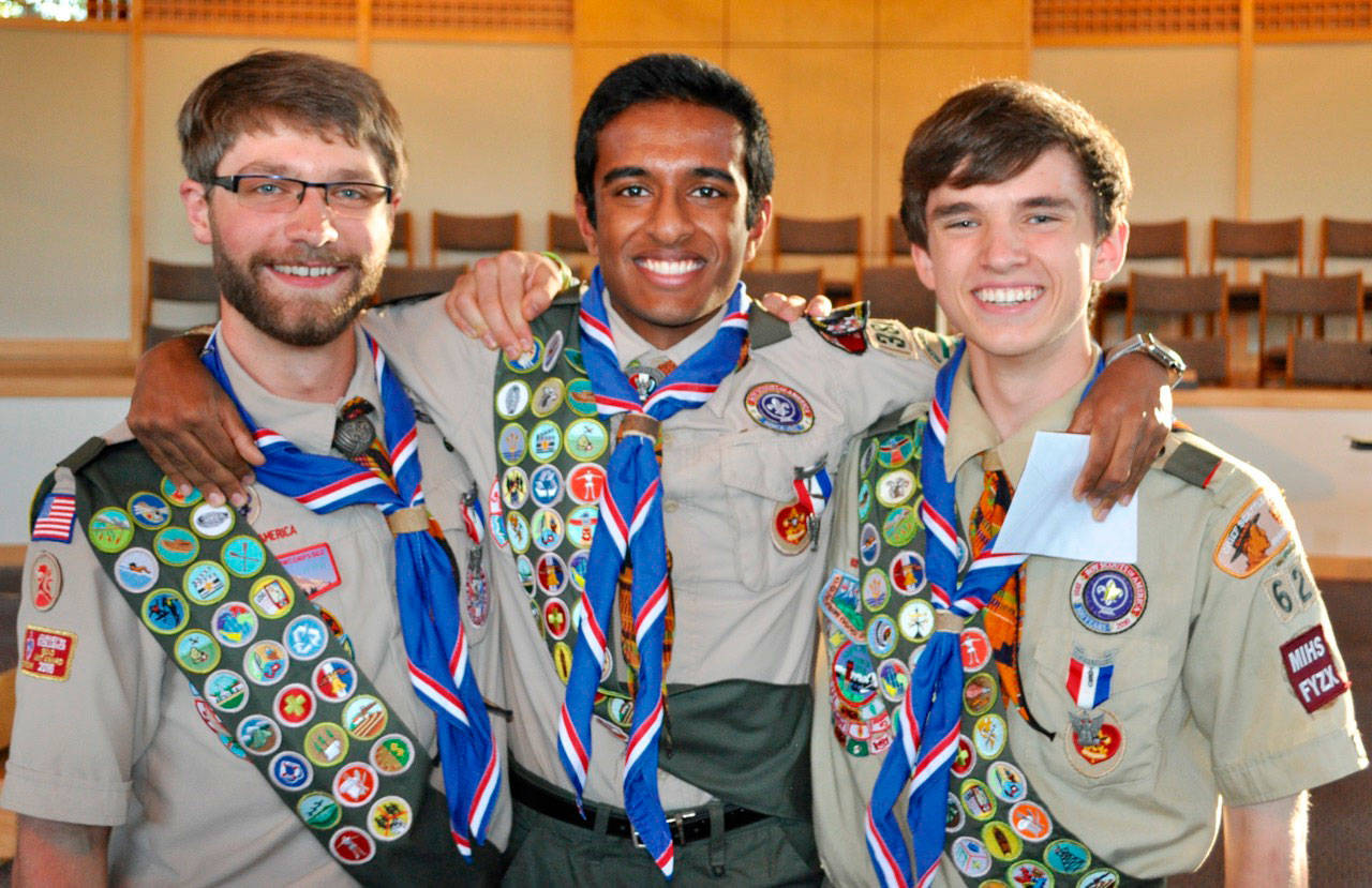 Troop 624 honors 3 Mercer Island Eagle Scouts