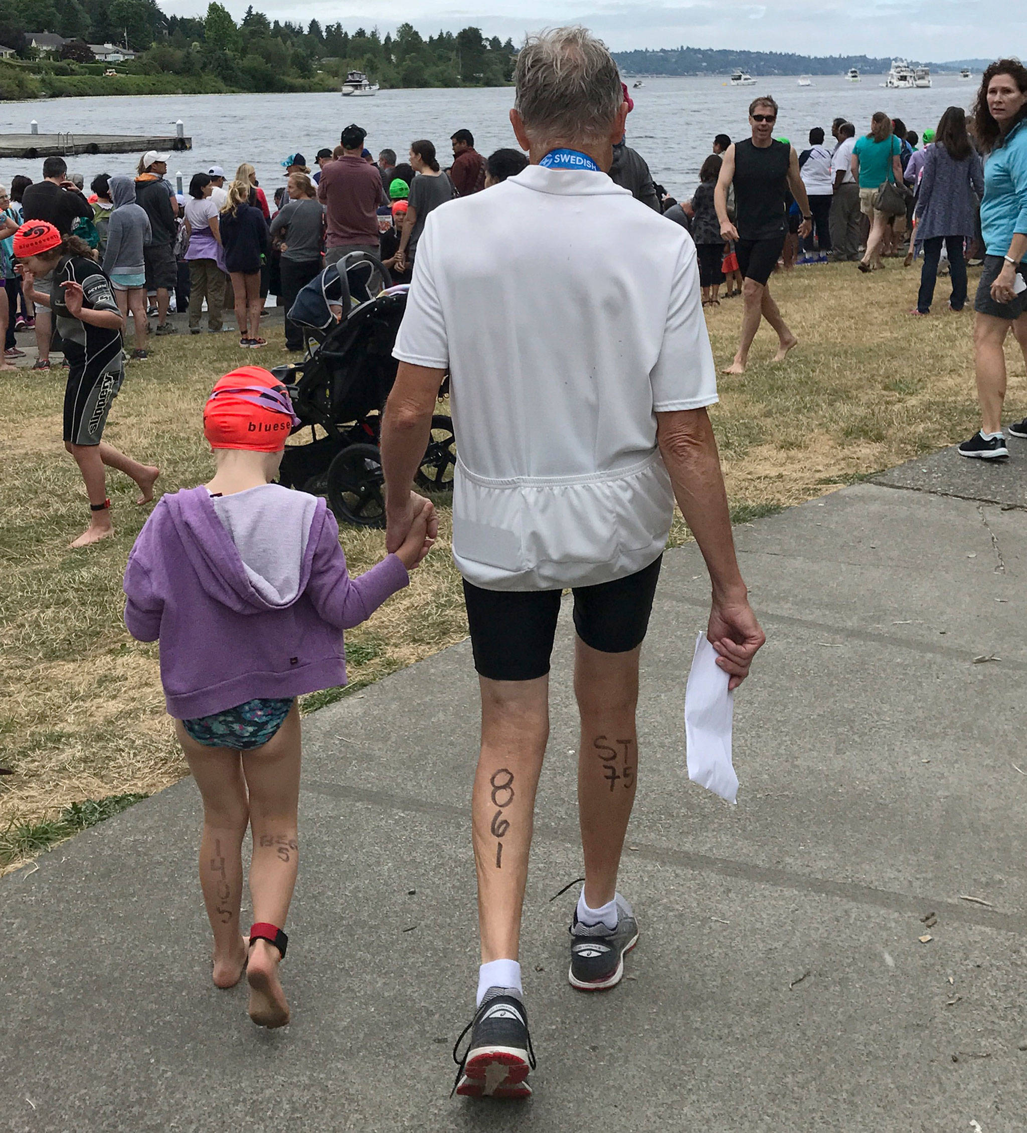 Fit family Three generations compete in Seafair Triathlon Mercer