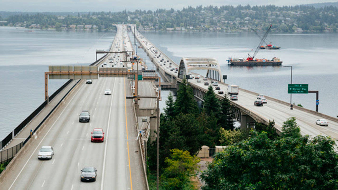 Drivers should plan alternate routes as westbound I-90 is scheduled for nightly closures during the weekend of July 28-30. Photo courtesy of Sound Transit