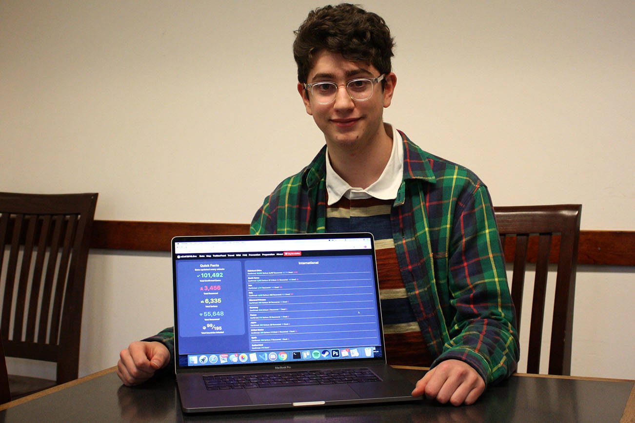 Mercer Island teen creates viral website to track coronavirus