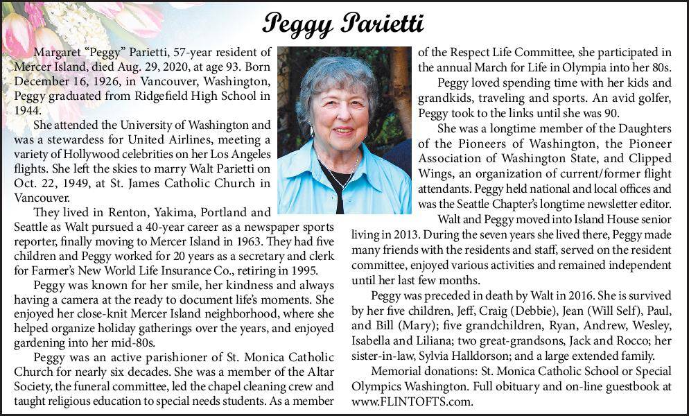 Margaret “Peggy” Parietti | Obituary