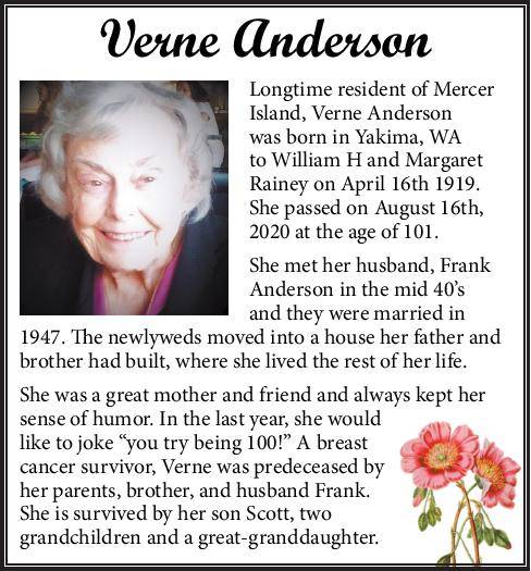 Verne Anderson | Obituary