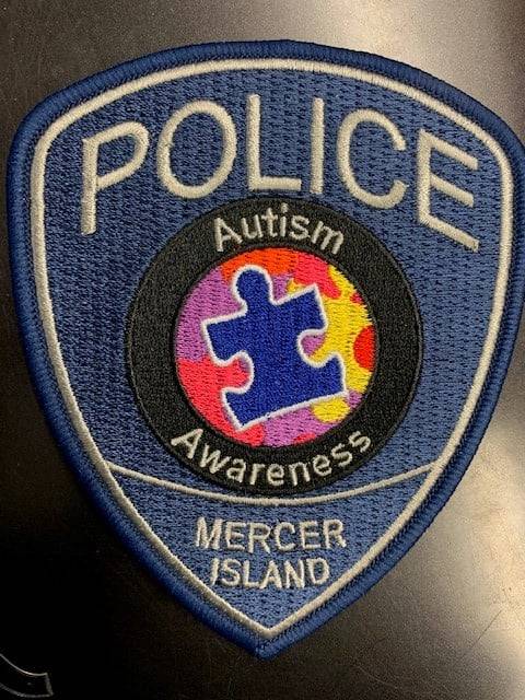 April is Autism Awareness Month. Photo courtesy of the Mercer Island Police Department