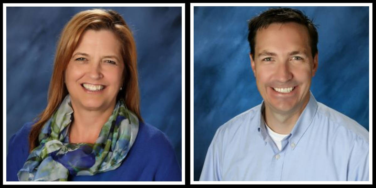 Donna Colosky and Fred Rundle. Photos courtesy of the Mercer Island School District