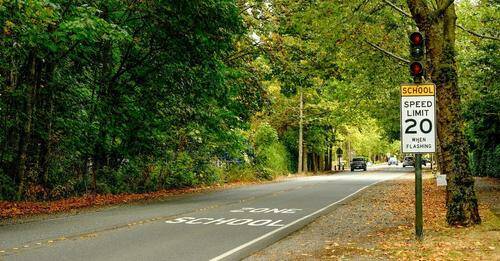 A section of Island Crest Way. Photo courtesy of the city of Mercer Island