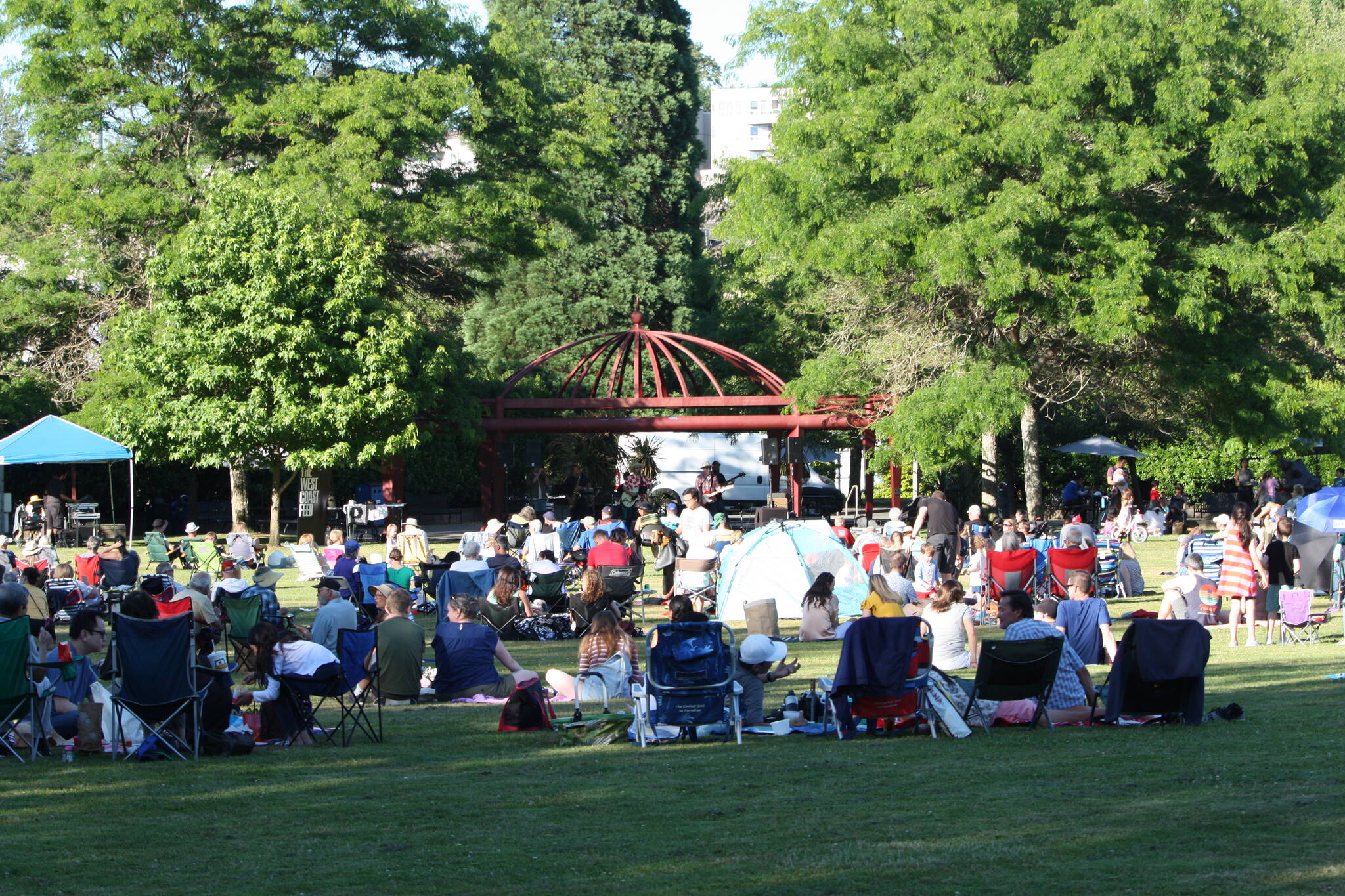 West Coast Feed performs at Mercerdale Park last summer. Andy Nystrom/ staff photo