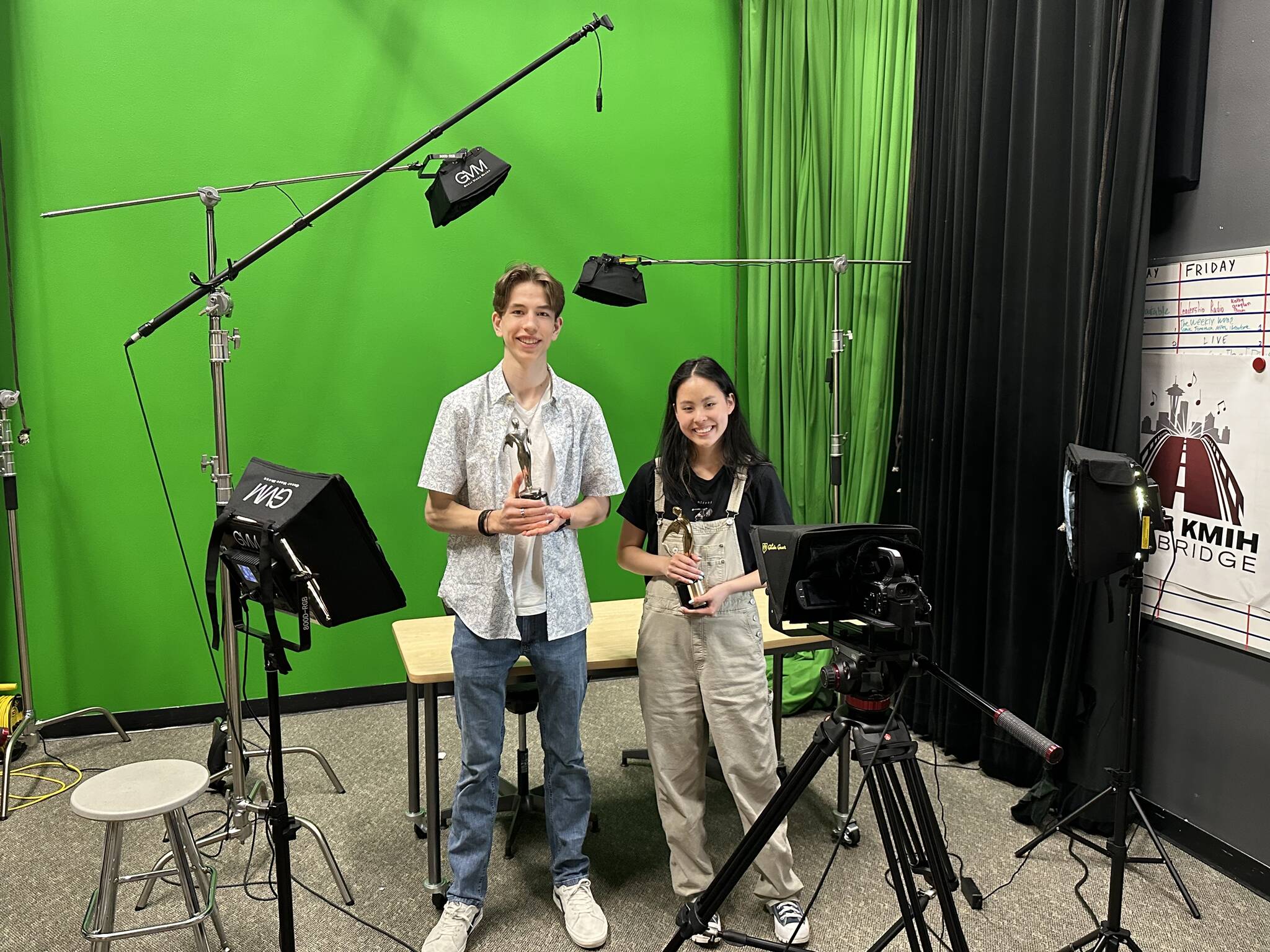 HHS student broadcast journalists win three Student Production Awards