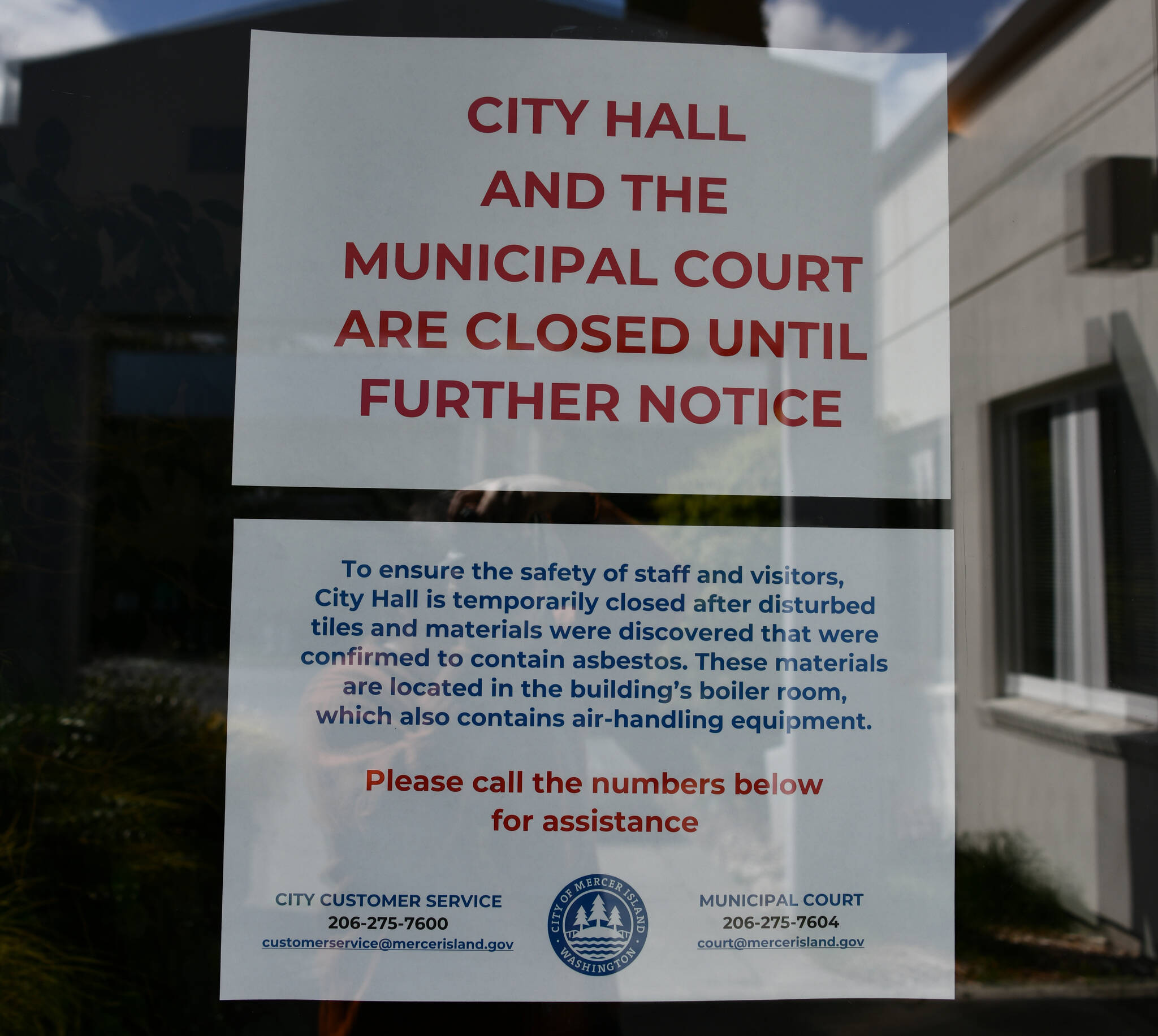 City hall remains closed as asbestos testing continues Mercer