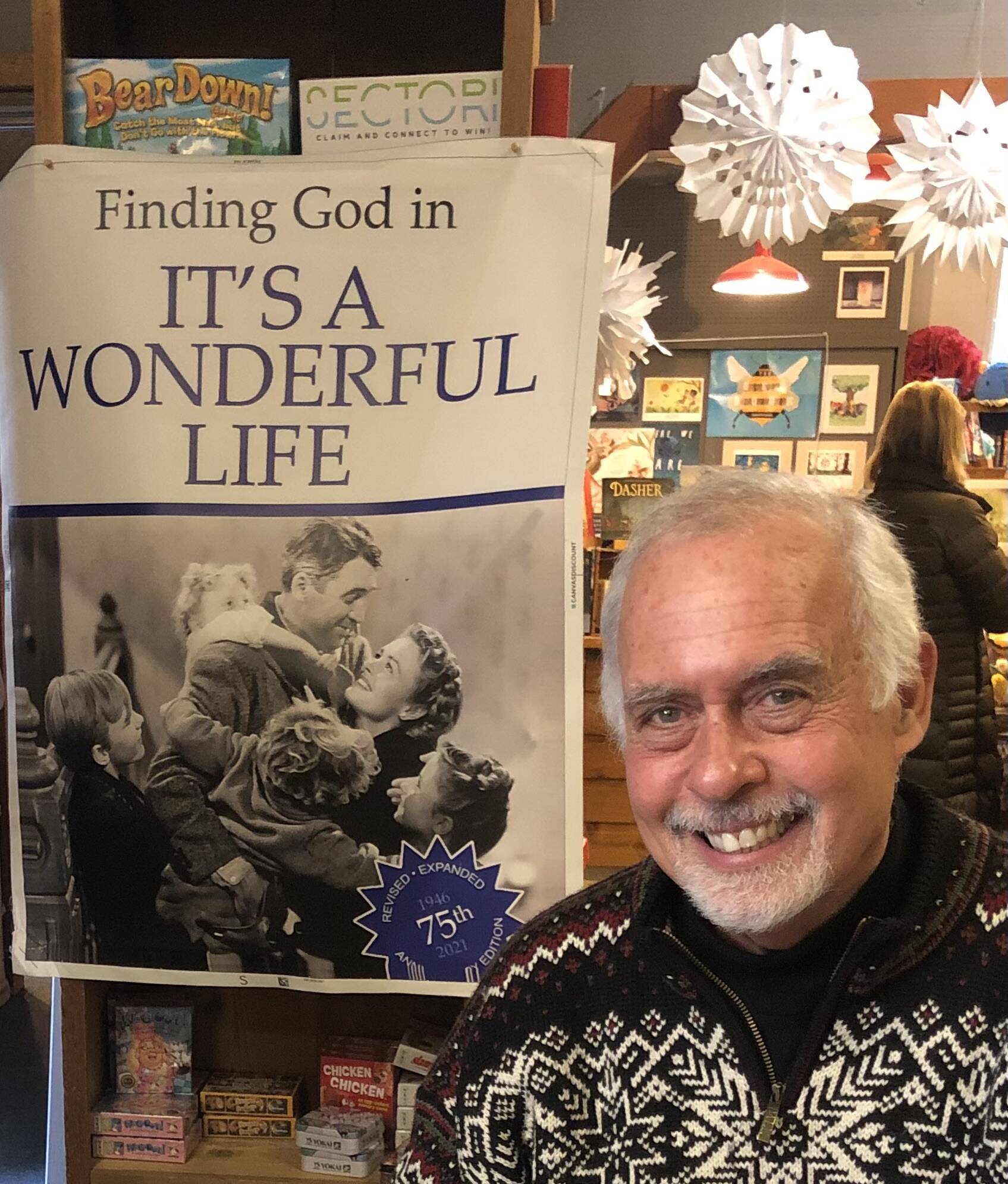 Mercer Island author Greg Asimakoupoulos will hold a book signing of his popular Christmas book, “Finding God in It’s a Wonderful Life,” from 2-4 p.m. on Dec. 17 at Island Books, 3014 78th Ave. SE. Courtesy photo