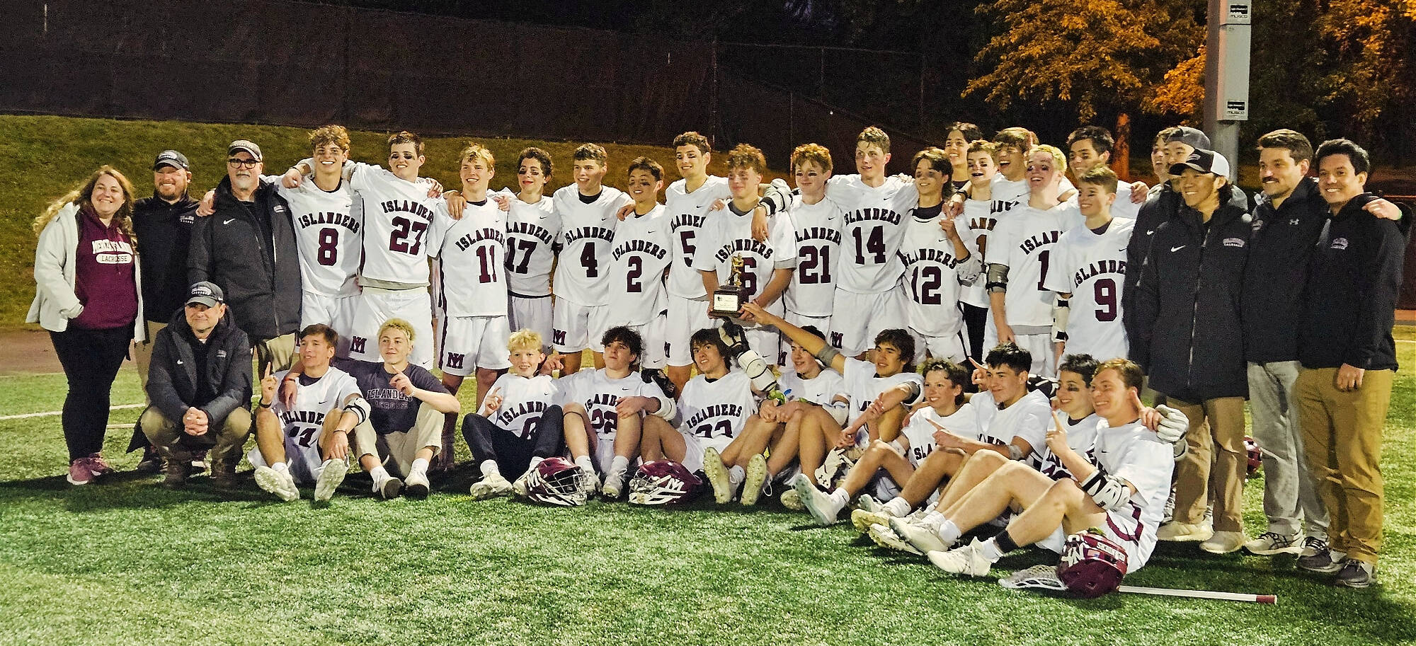 Mercer Island High School’s boys lacrosse 3A state champions. Photo courtesy of Jim Jantos