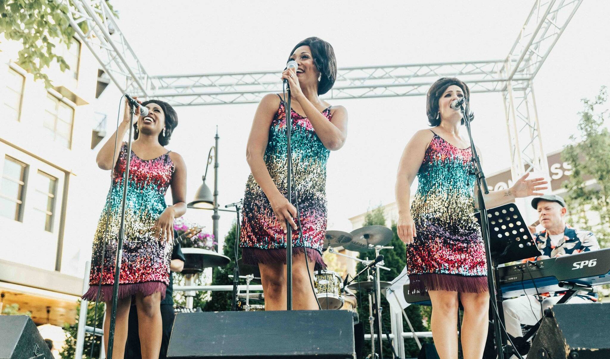 The Jewel Tones will perform Motown tunes from 6:30-8:30 p.m. on Aug. 15 at the city of Mercer Island’s Mostly Music in the Park series in Mercerdale Park. Prom Date Mixtape will groove through ’80s new wave songs on Aug. 22. Presented by 4Culture, Mercer Island Community Fund, mioposto, Mercer Island City Lifestyle and Mercer Island Martial Arts. Photo courtesy of the city of Mercer Island’s event page