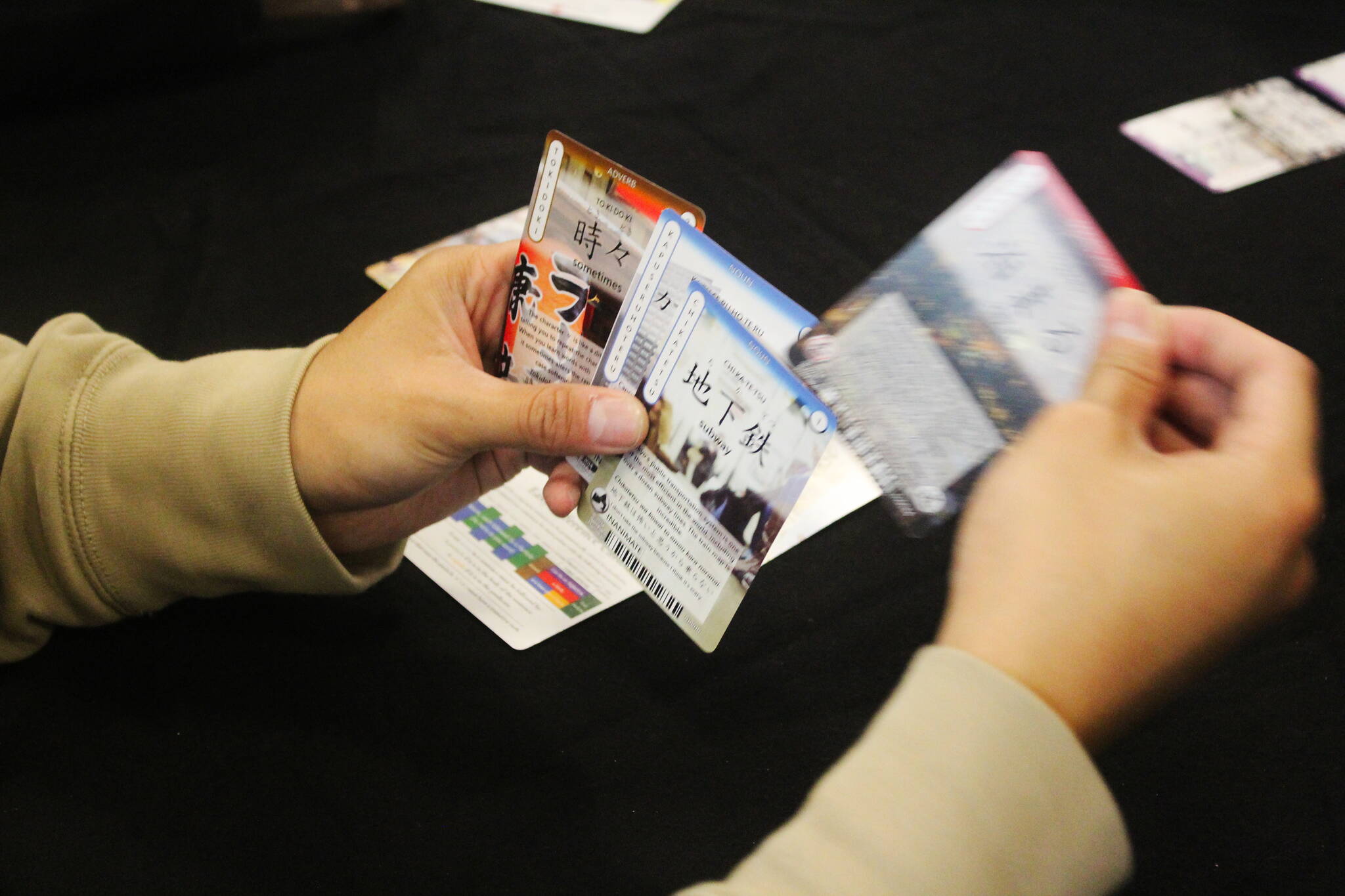 “Japanese: The Game” was developed by a local man wanting to teach someone how to create sentences in Japanese. Photo by Bailey Jo Josie/Sound Publishing.