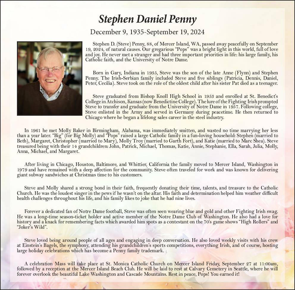 Stephen Daniel Penny | Obituary