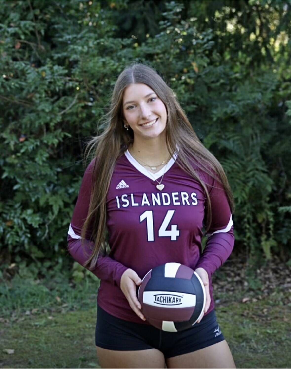 Mercer Island High School senior right-side hitter and captain Nora Prophater. Photo courtesy of Brian Rogers