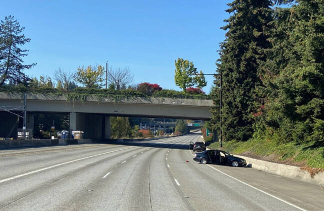 The vehicle involved in an Oct. 12 incident in Bellevue and on Interstate 90. Photo courtesy of the Bellevue Police Department