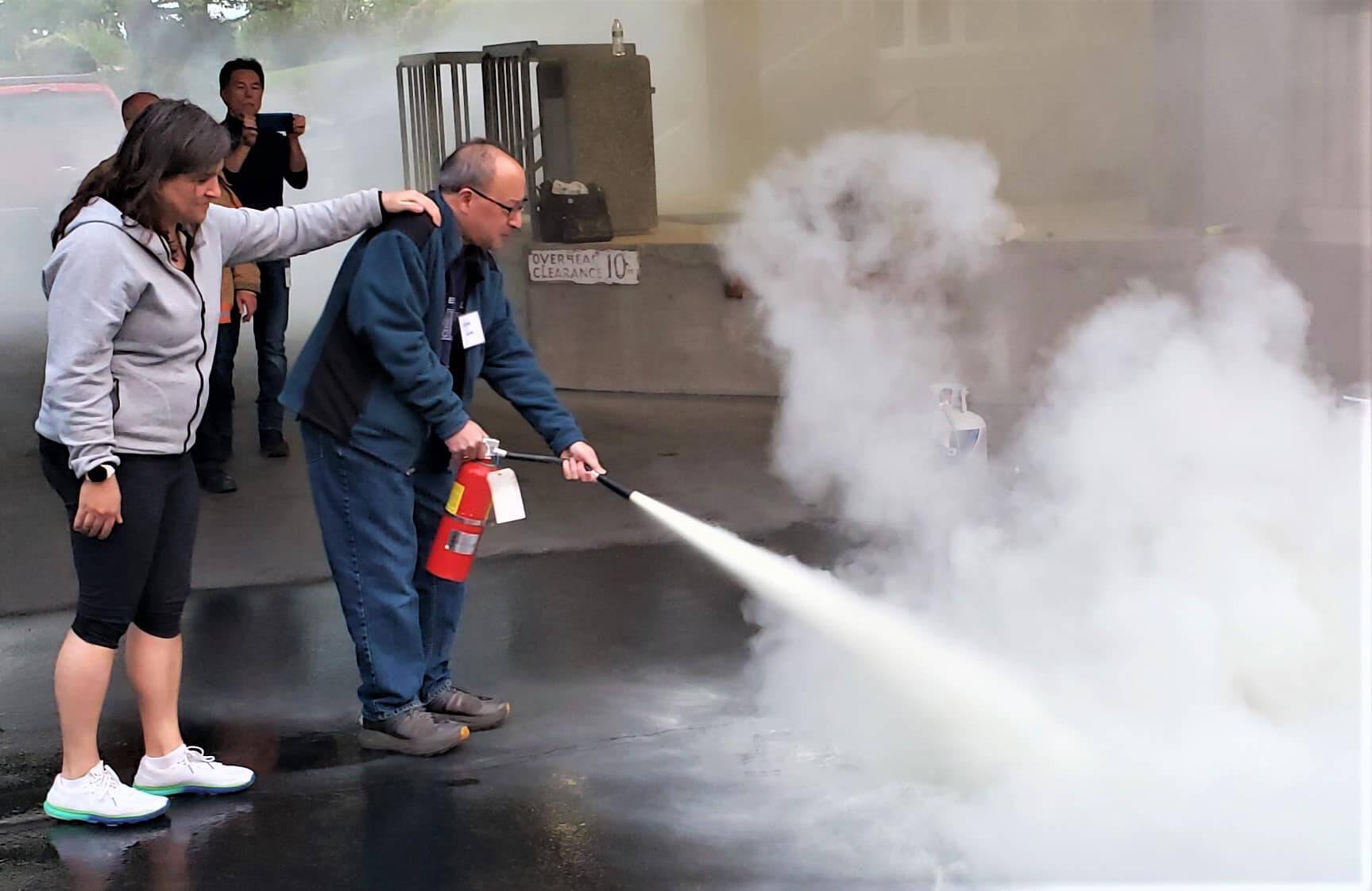 Here, 2022 Community Emergency Response Team (CERT) participants run through a hands-on activity during the program. Photo courtesy of the city of Mercer Island