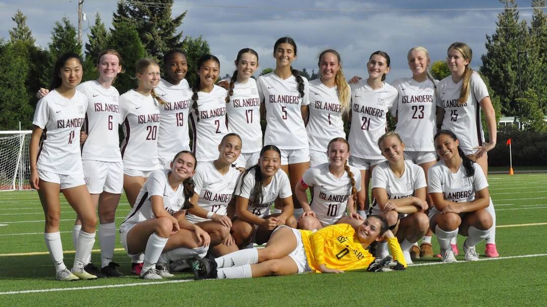 Mercer Island High School’s girls varsity soccer squad. Courtesy photo