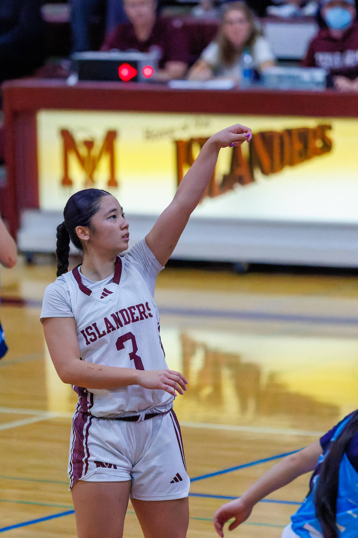 Mercer Island High School senior basketball player Anna Marsh. Photo courtesy of Linda Kercher