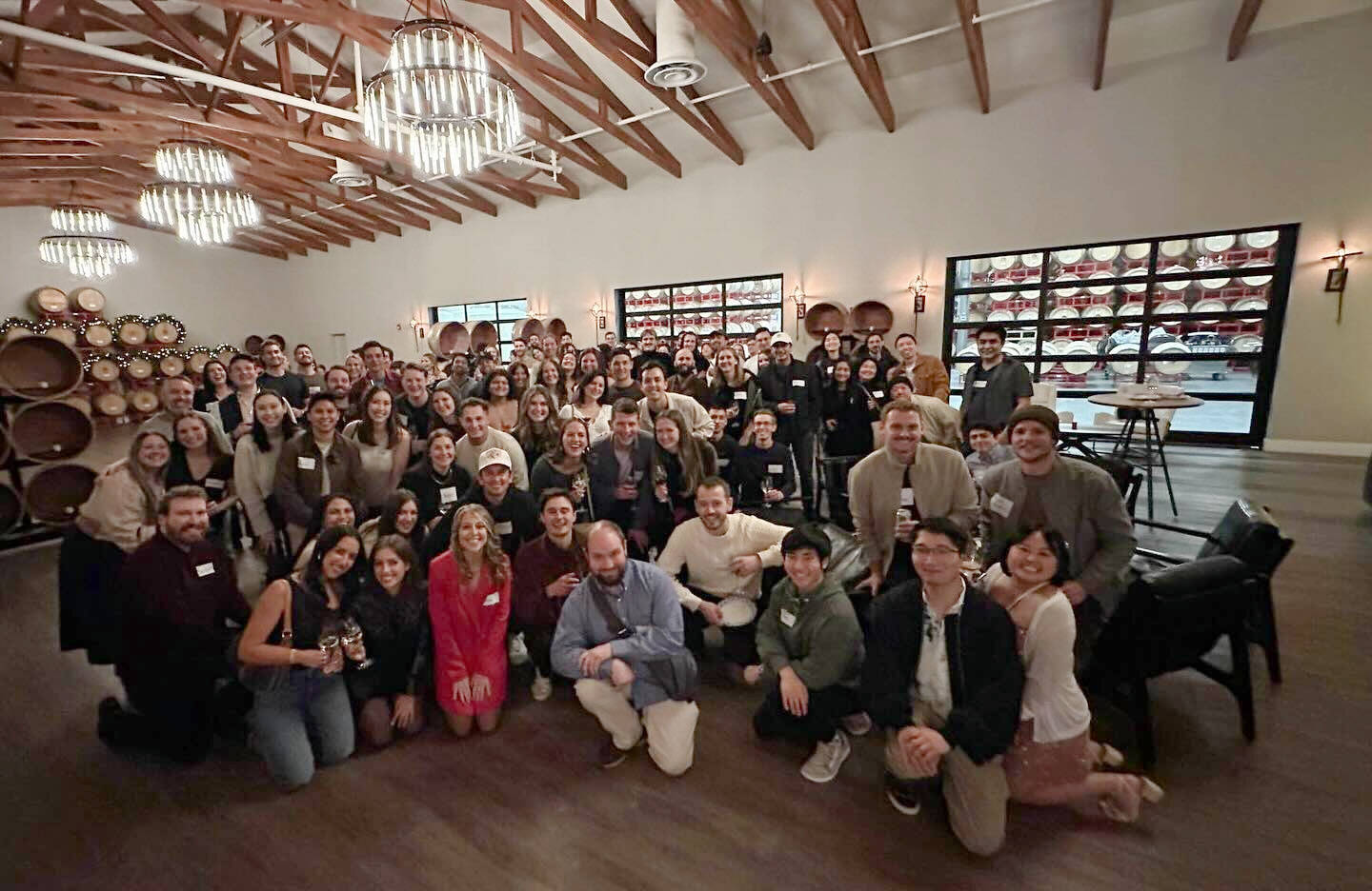 Mercer Island High School’s Class of 2014 held its 10-year reunion on Dec. 21 at Sparkman Cellars in Woodinville. Photo courtesy of the Mercer Island School District