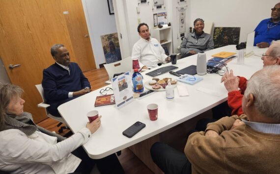 Clockwise from left: Diane Tien, Johnny Gage, Gregory Adams, Monique Mason, Larry Brooks, Steve Sheppard, Greg Asimakoupoulos. Photo courtesy of John Hamer